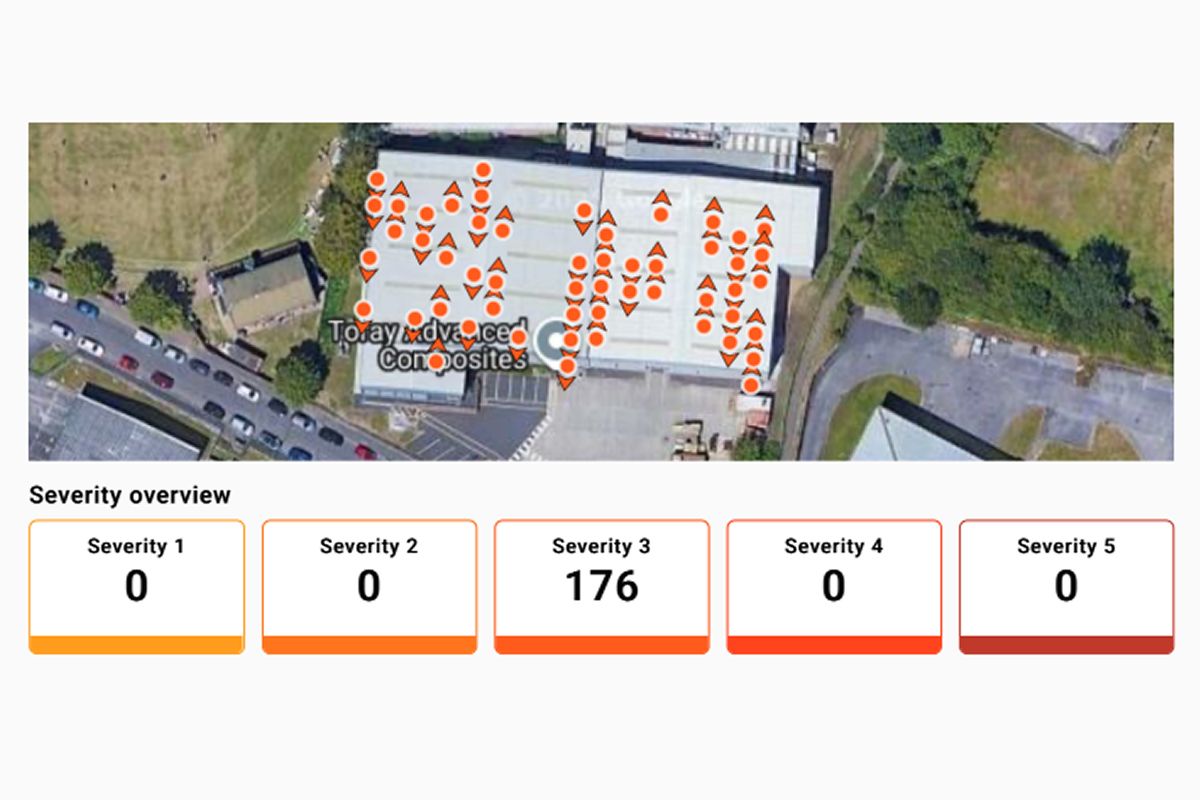 Thermal drone survey report example